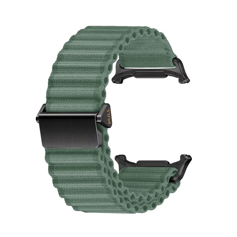 Nylon-Schlaufenarmband für Samsung Galaxy Watch 7 Ultra 47 mm Sport-Trail-Band für Galaxy Ultra, keine Lücken, Quick-Fit-Armband-Zubehör