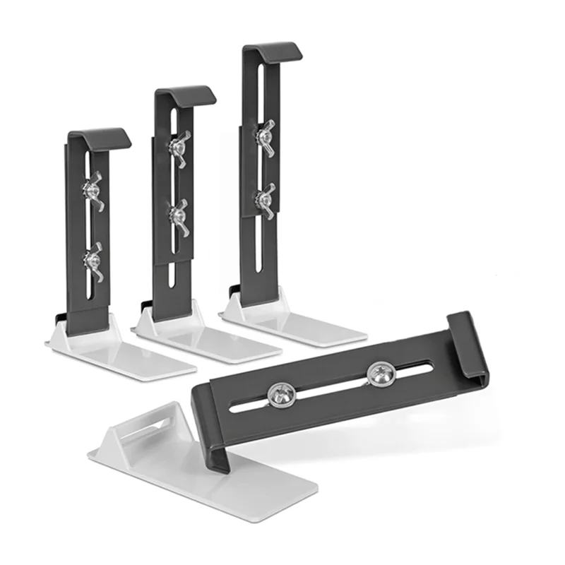 ONCE Sturdy Window Box Holder Without Drilling-Set Of 4 Invisible Window Sill Flower Box Mounting Bracket, Height Adjustable