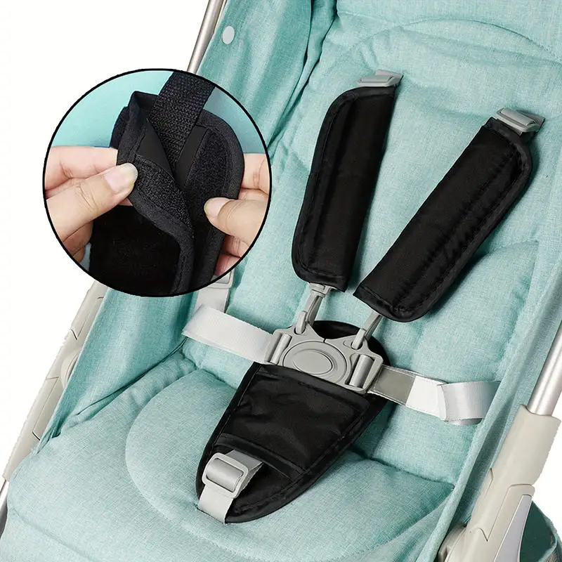 

Baby Safety Car Seat Belt Pads Universal Stroller Shoulder Strap Covers Soft Cushion Pram Guard
