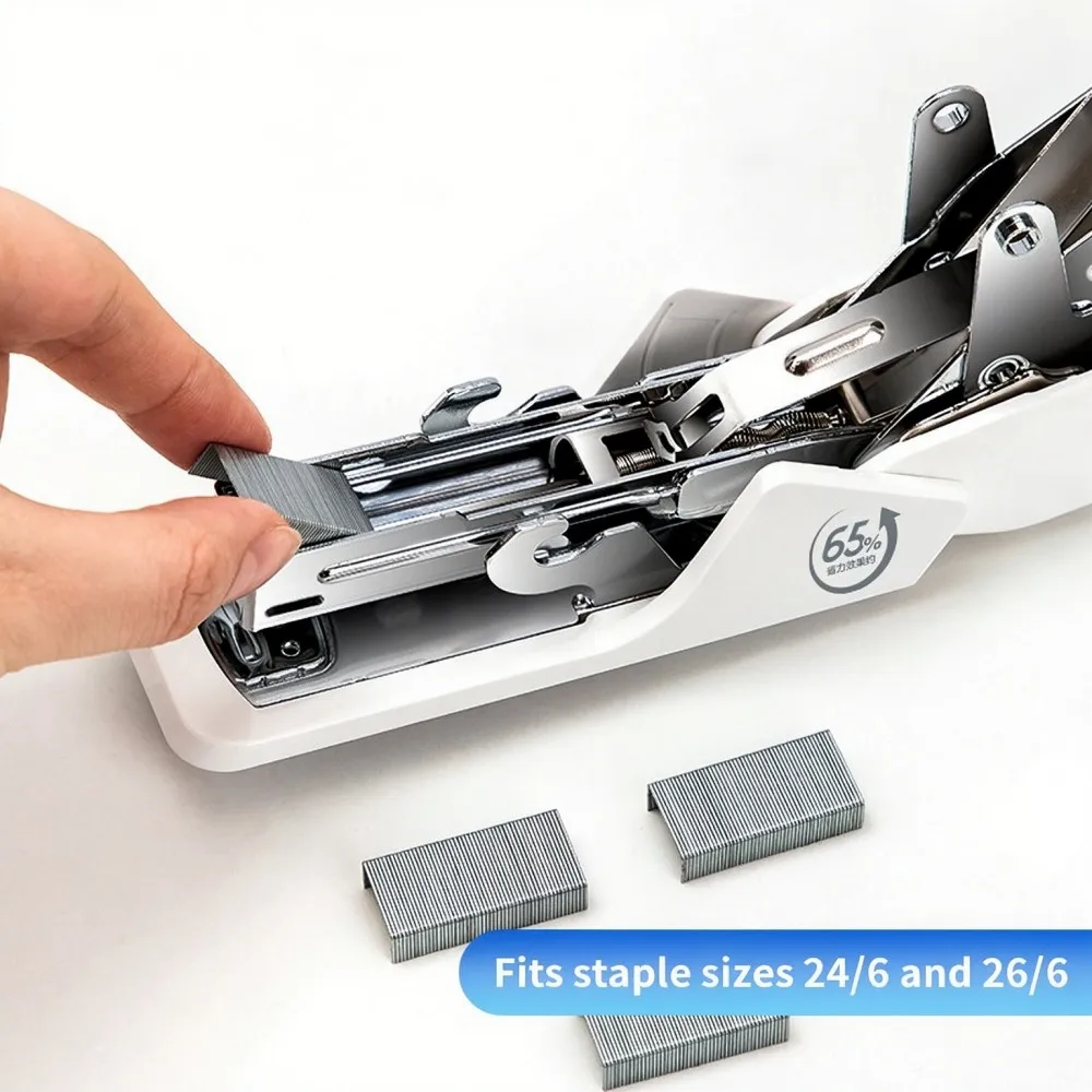 Deli Labor-saving Stapler, Office Stapler, Multi-functional Student Stapler, Binder for Stapling 20 Pages