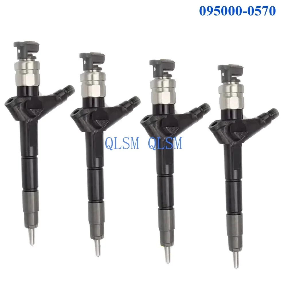 

4-Piece diesel fuel injectors 095000-0570 23670-27030 23670-29015 for Toyota RAV4 FTV engines -
