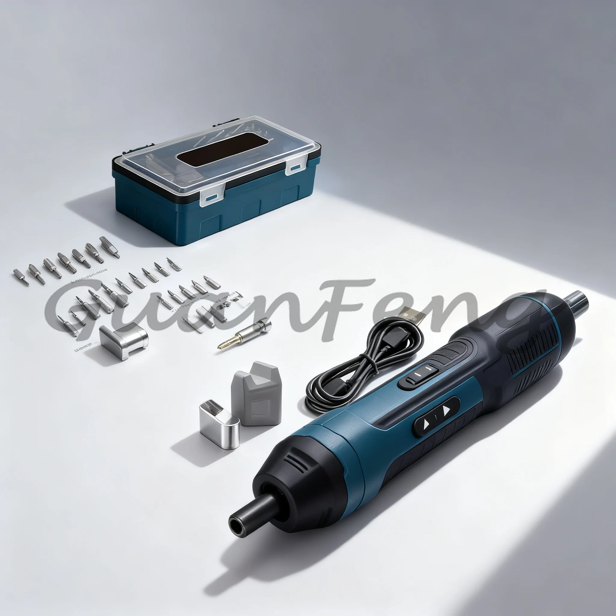 Electric Screwdriver Rechargeable Usb - 3,7-V-Akku-Elektroschrauber, USB-wiederaufladbar, tragbares Elektrowerkzeug mit LED-Licht,
