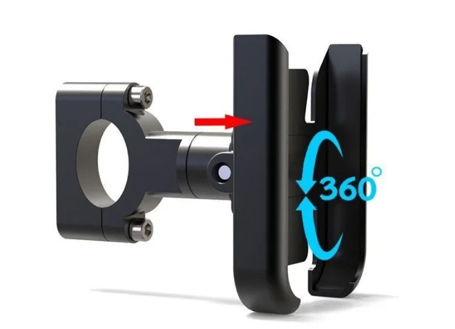Motorcycle Bicycle Phone Holder GPS Bracket Cellphone Stand Handlebar Mount Adjustable Bike Phone Holder Motorbike Accessories view 3