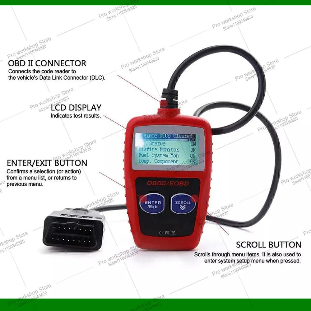 Bild 6: Fortschrittliches Auto-Diagnosegerät Plus Verbessertes MS309 Pro OBD2 OBDII EOBD Fehlercode-Lesegerät Scanner Erweiterte Fehlererkennung Tester