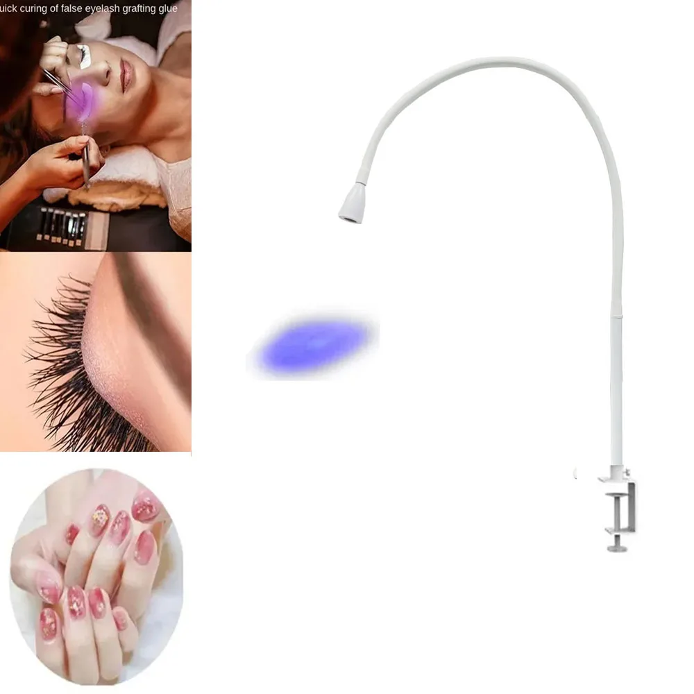 

5V USB UV Ultraviolet Light LED UV Glue Beauty Eyelash False Eyelashes Grafting Foot Step Switch Multifunctional Curing Lamp