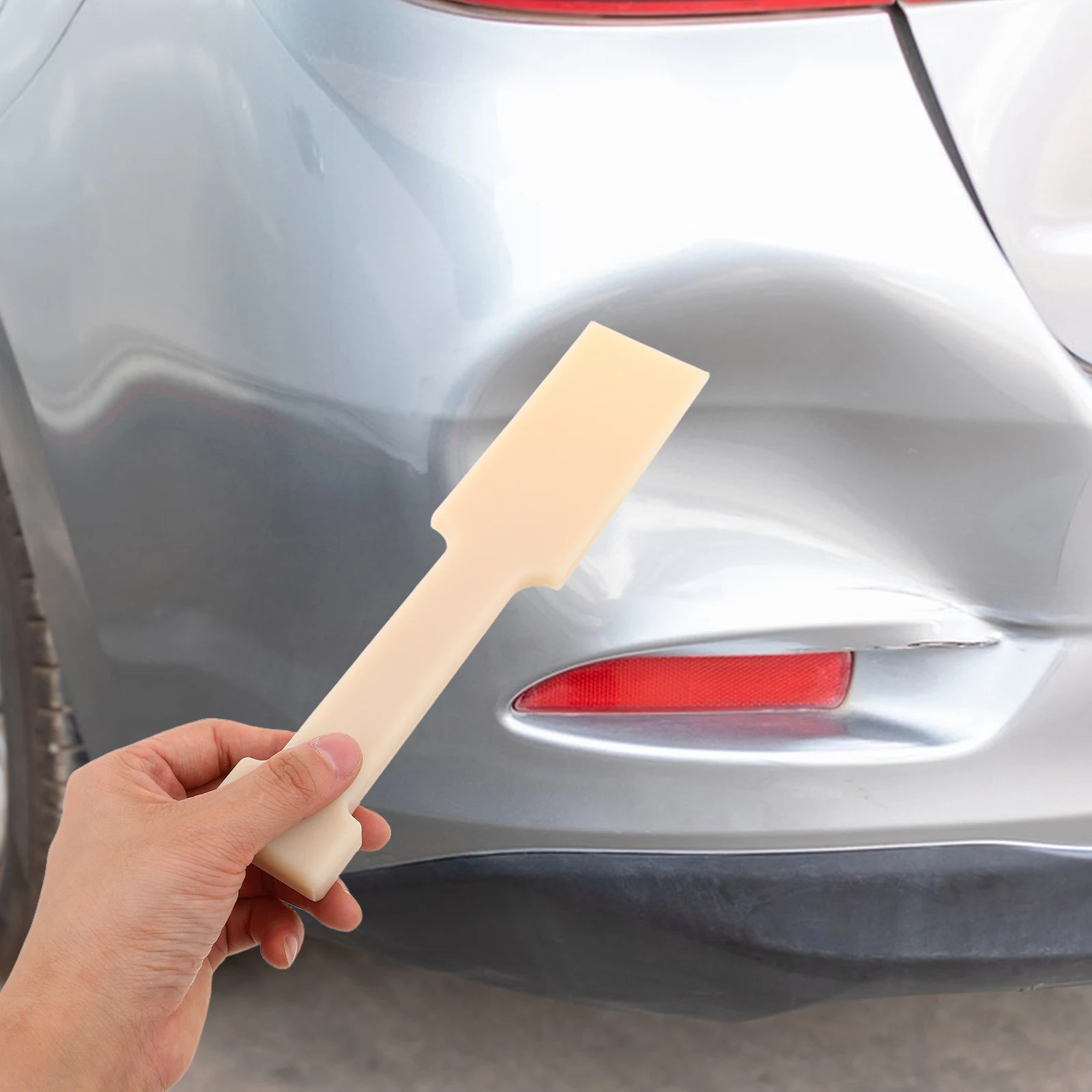 

Tool Kit Auto Body Dent Remover Bull Tendon Pad Sheet Metal Restoration Device Panel Beating
