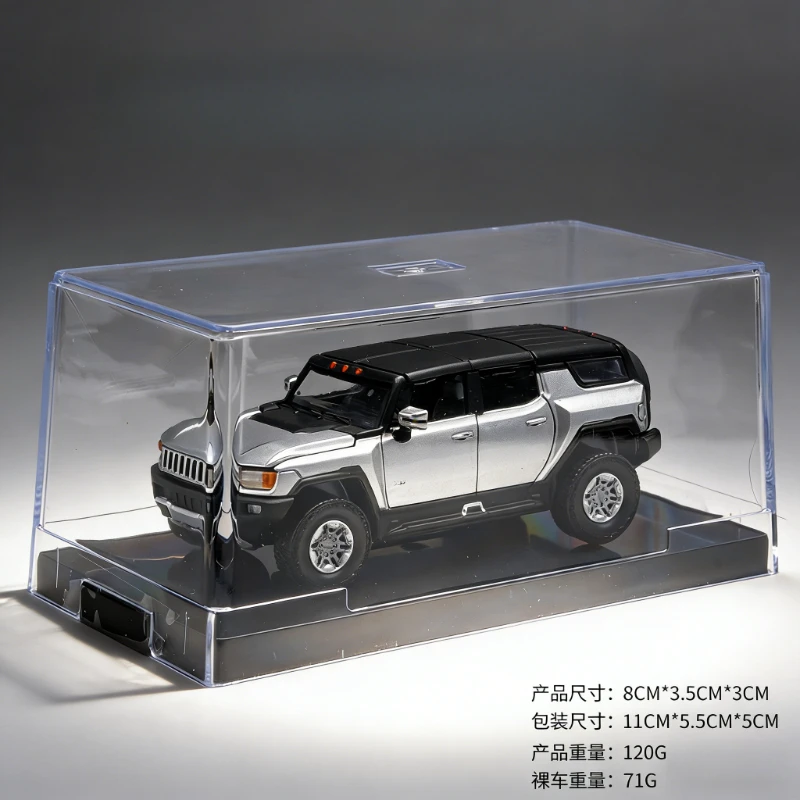 

Acrylic box 1:64mini Hummer alloy car model collection toy personalized decorative ornament