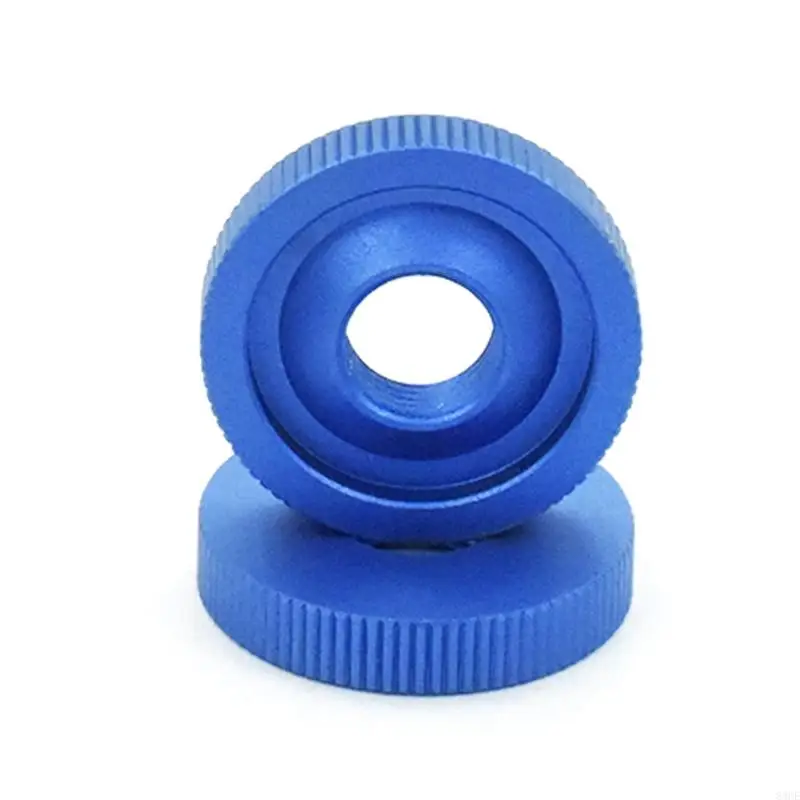 

2Pcs Retaining Nut for Tape Recorders Aluminum Alloy Fixing Hardware Upgraded 83CE