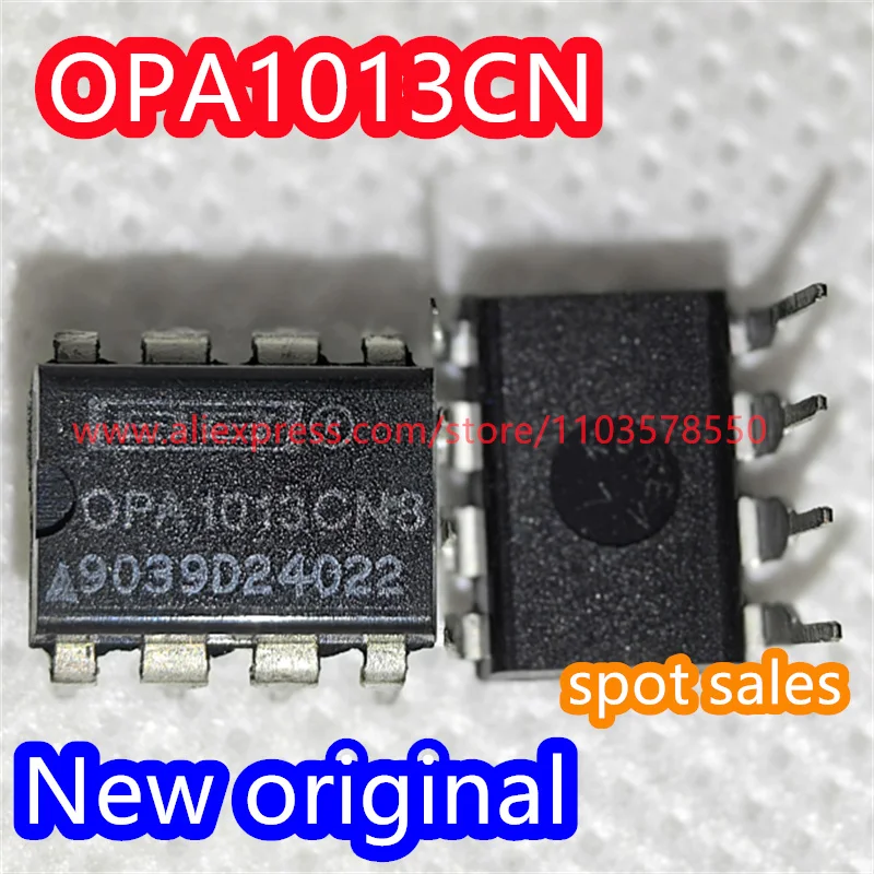 

10PCS New original OPA1013CN8 OPA1013 direct insertion DIP8 precision single power dual channel operational amplifier IC chip