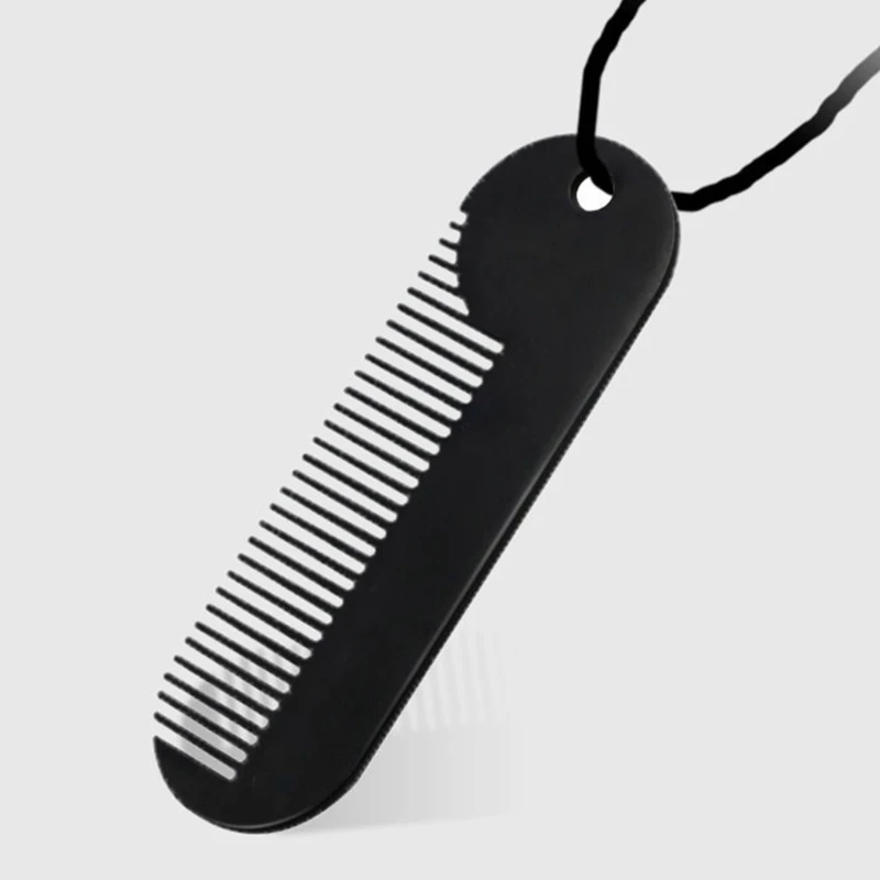 Beard Comb Wallet Comb Pocket Comb Shaving Brush Small Hair Comb Multifunctional Travel Comb Mustache Comb for Man Dropshipping