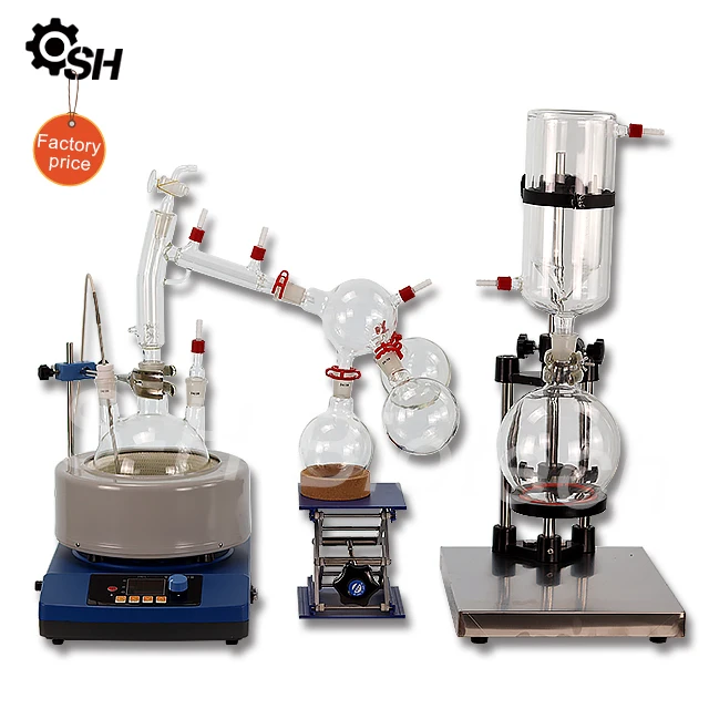 2L Short Path Molecular Distillation Apparatus Industrial Short Path Molecular Distillation Equipment