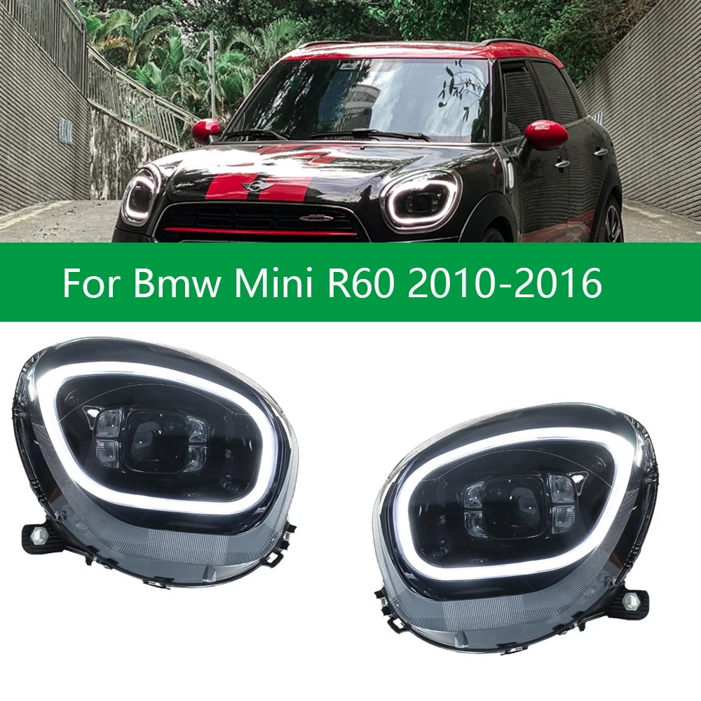 

Car Headlight Assembly For BMW Mini R60 Countryman 2010-2016 LED Headlamp Car Styling with 7 Color Headlamp Plug And Play