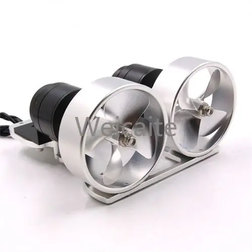 

KYO-4T 24V Dual Motor Power 9KG Underwater Thruster Waterproof Motor for RC Boat Fishing Boat Salvage Boat