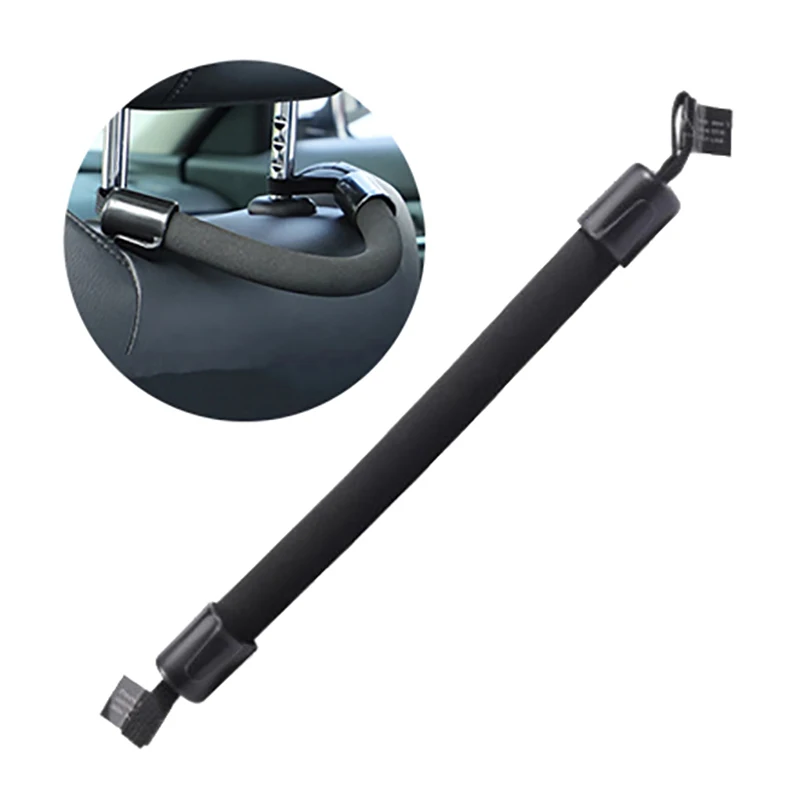 New Car Seat Back Soft Armrest Headrest Storage Hanger Holder Handle Rear Chair Safety Handrail Supplies Elderly Children Assist