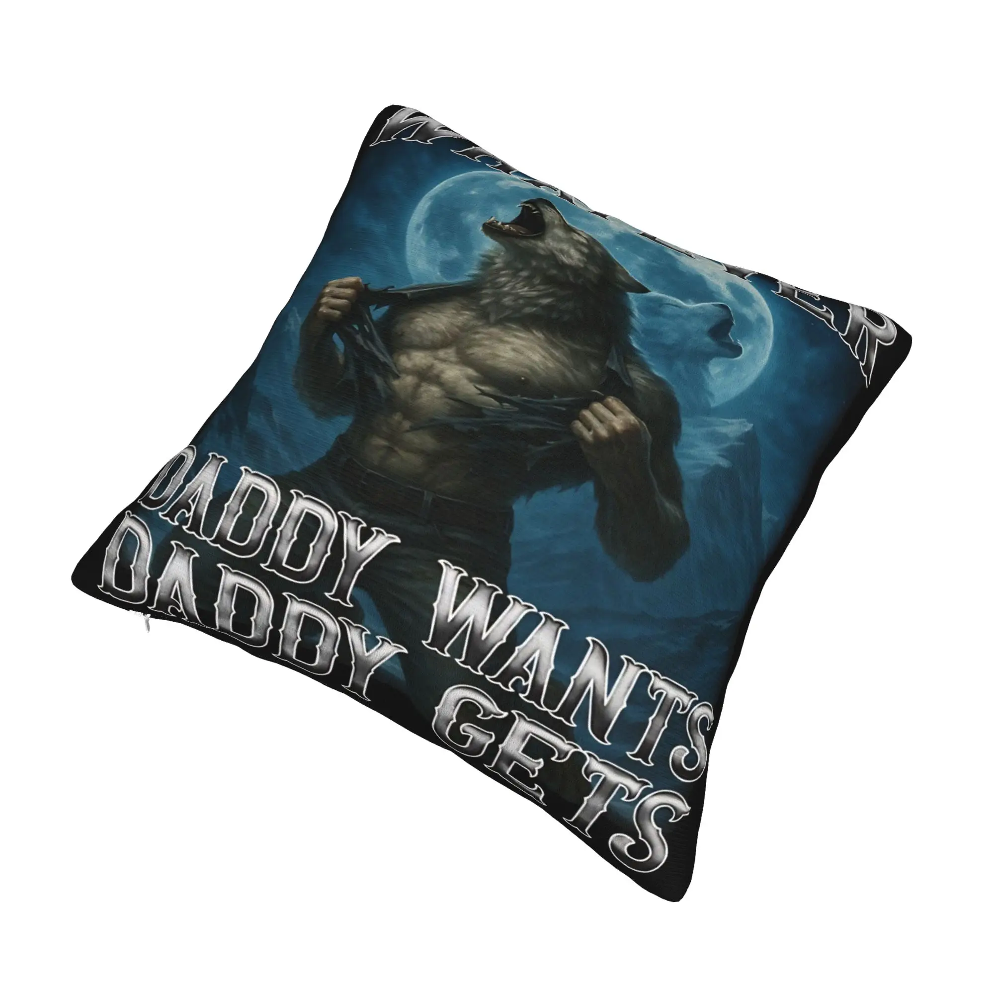 Whatever Daddy Wants Daddy Gets  Pillowcases Product Soft Cushion Cover Decorative  Pillow Case Cover Home Multi Size