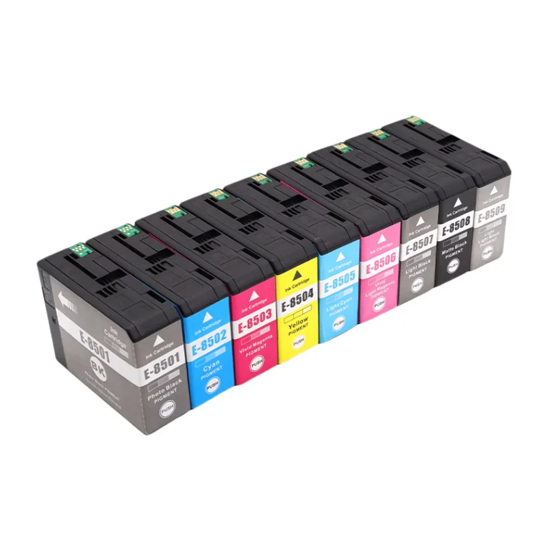 Imagem -02 - Epson Surecolor Sc- P800 Pigmento Tinta Cartucho Compatível para Impressoras T8501-t8509 Cores Disponíveis