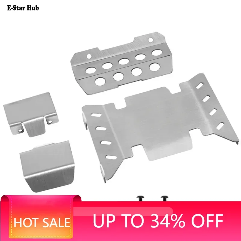 

Stainless Steel Front and Rear Chassis Armor Protector for 1/10 RGT EX86020 86020 LC71 Metal Upgrade Parts RC Car OP Accessories