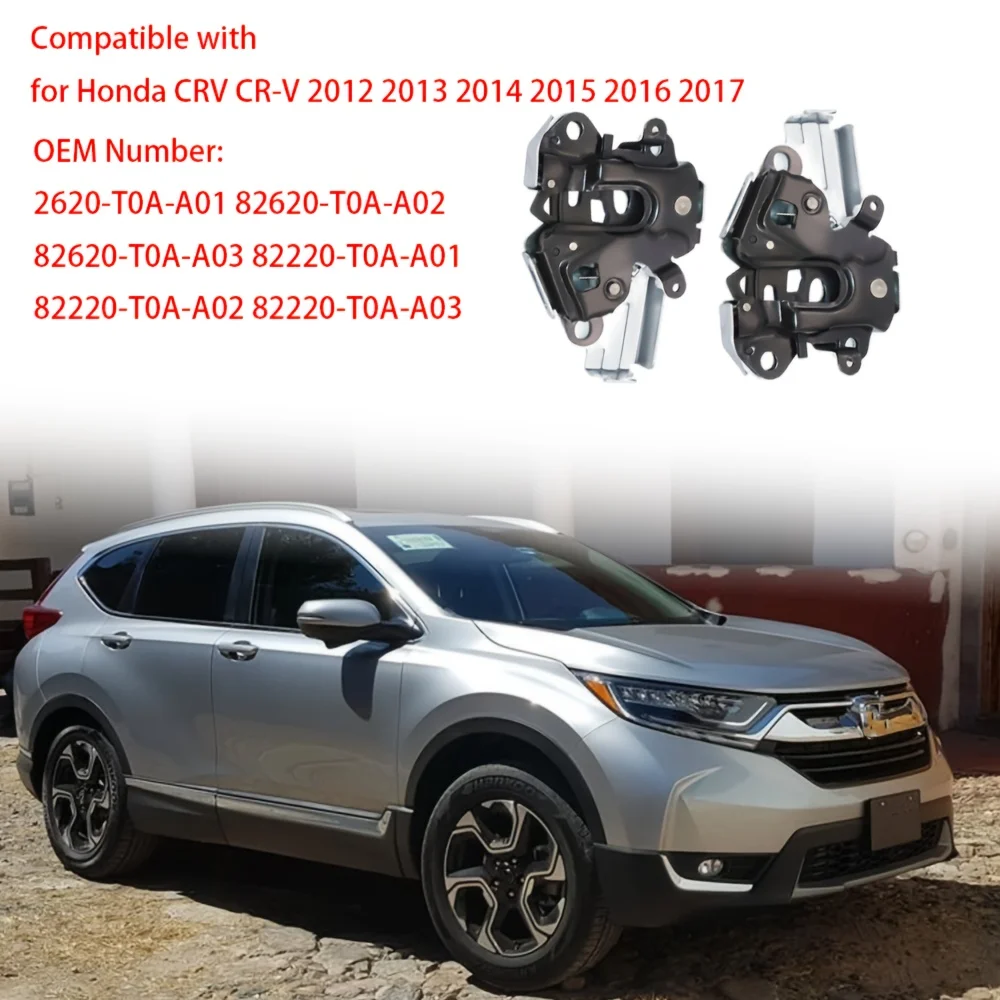 Rear Seat Back Locks Left & Right Compatible with Honda CRV CR-V 2012-2017 Replace 82620-T0A-A0  Seat Back Lock Actuator