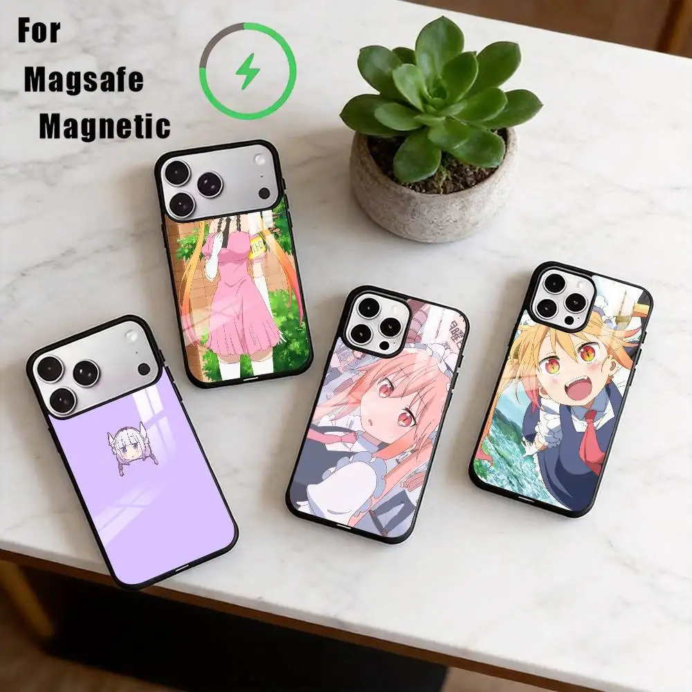 

M-Miss Kobayashi's Dragon Maid Phone Case For iPhone17,16,15,14,13,12,11 Plus,Pro Magnetic For Magsafe Wireless Charging