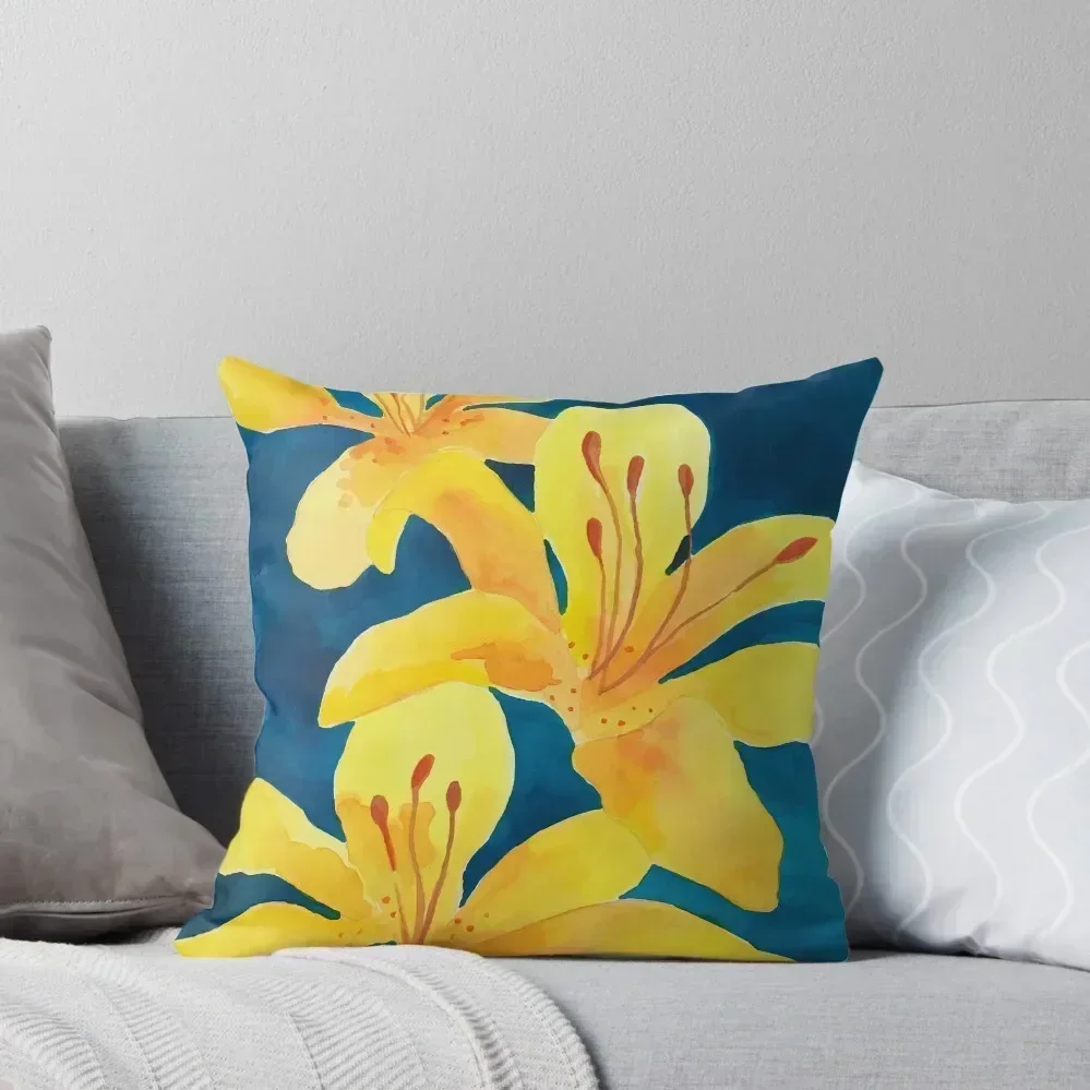 

Tiger Lilies Throw Pillow sleeping pillows pillow pillowcase Sofa Cushion Cover pillow