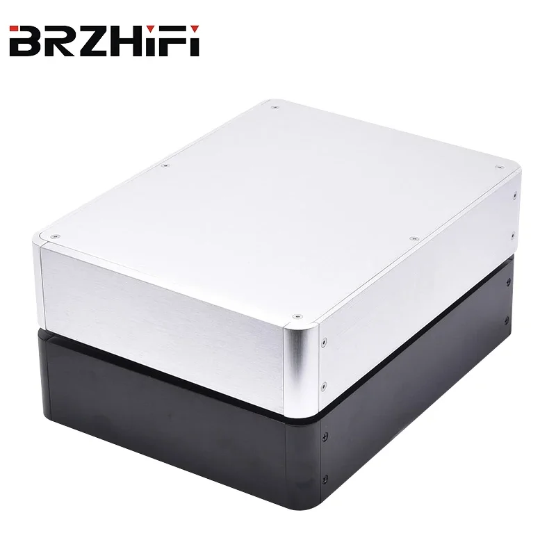 

BRZHIFI BZ2106R Series Aluminum Case DIY Custom Audio Amplifier Chassis Metal Housing Multifuction Box