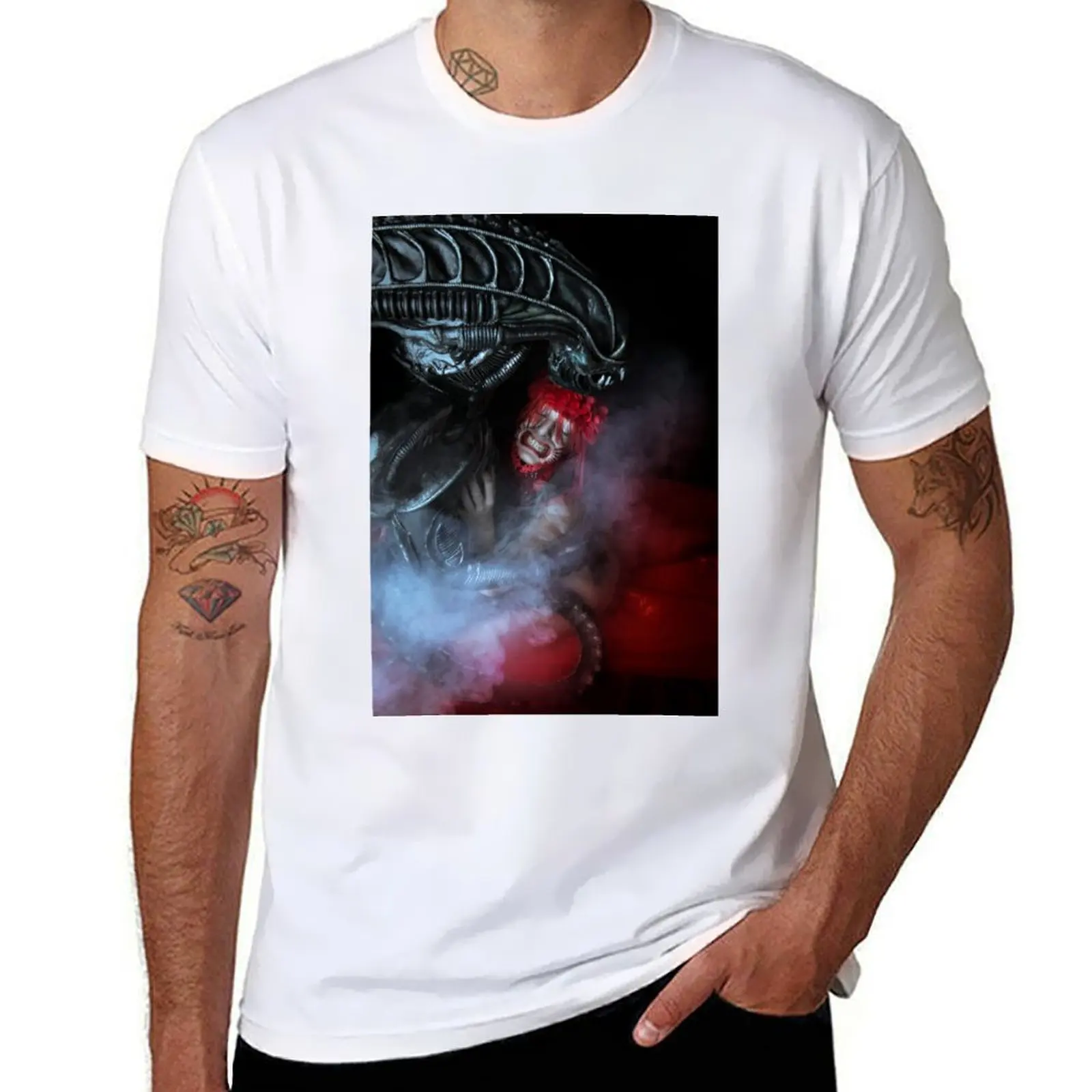 

XENOMORPH T-Shirt t shirts for man graphic vintage t shirt for man 100 percent cotton T-Shirt