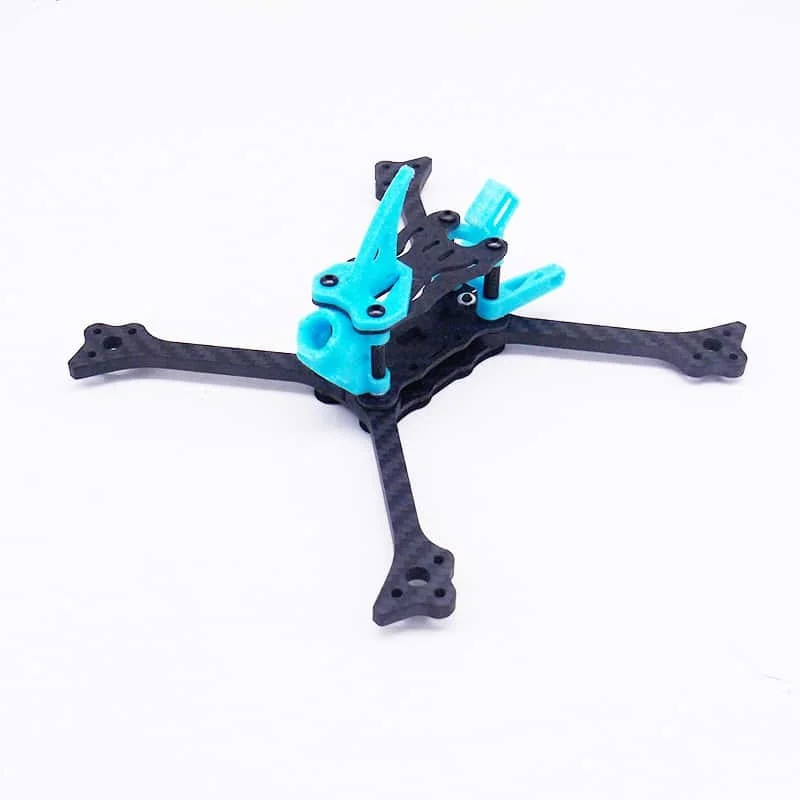 X-shaped 533Plus 5-inch Car Frame Kit with 3D Printed Parts Wheelbase 190mm for FPV Racing Simulation of Vista Flown FIVE33