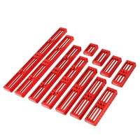 Scaled Shrew Vixen-Style Dovetail Plate 60-400mm - Red Camera Mount Bar for Star Trackers DSLR Astrophotography Graduated Ruler