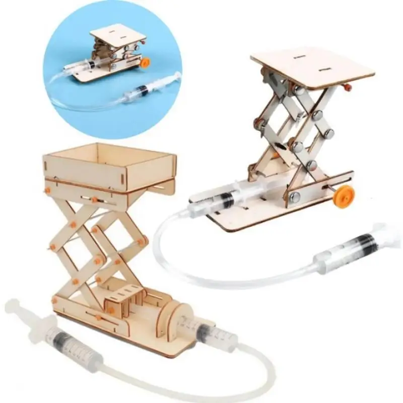 Teaching Demonstration Toys Intellectual Development DIY Ability Hydraulic Lifting Platform Kid Physical Toys Children Toy Gift