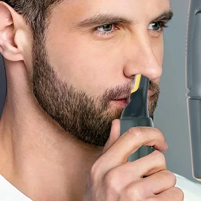 

Ultra Thin Precision Trimmer Electric Nose Hair Trimmer Mini Portable Ear Trimmer For Men Nose Hair Shaver Waterproof Safe Clean