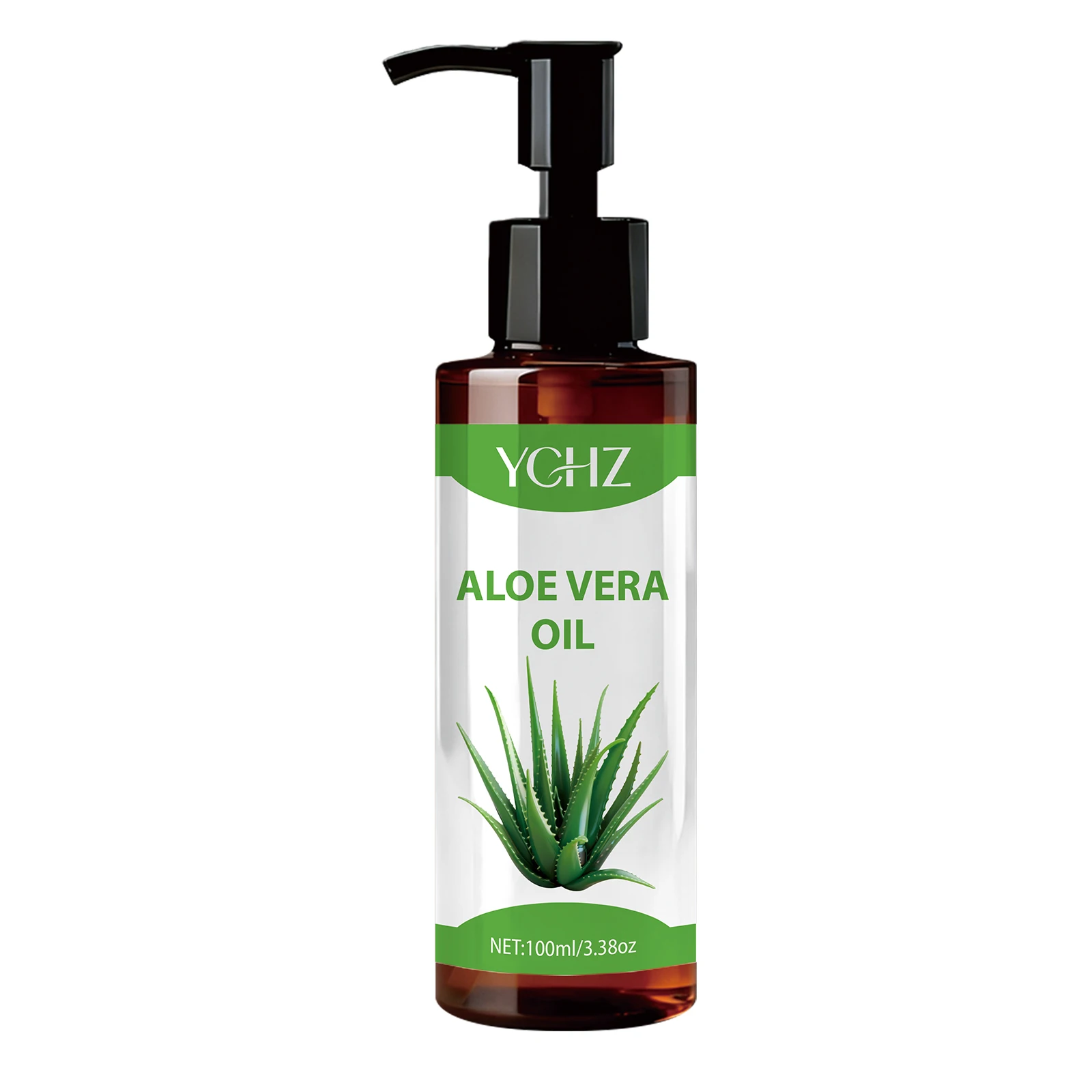 Huile d'aloe vera 100% naturelle - Formule à absorption rapide et non grasse, adaptée au visage, au 