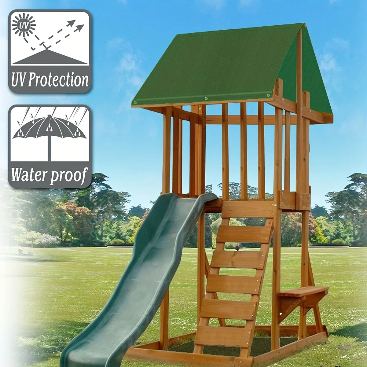 

Playground roof cover, sunshade, sunscreen cloth, outdoor courtyard swing replacement canopy.