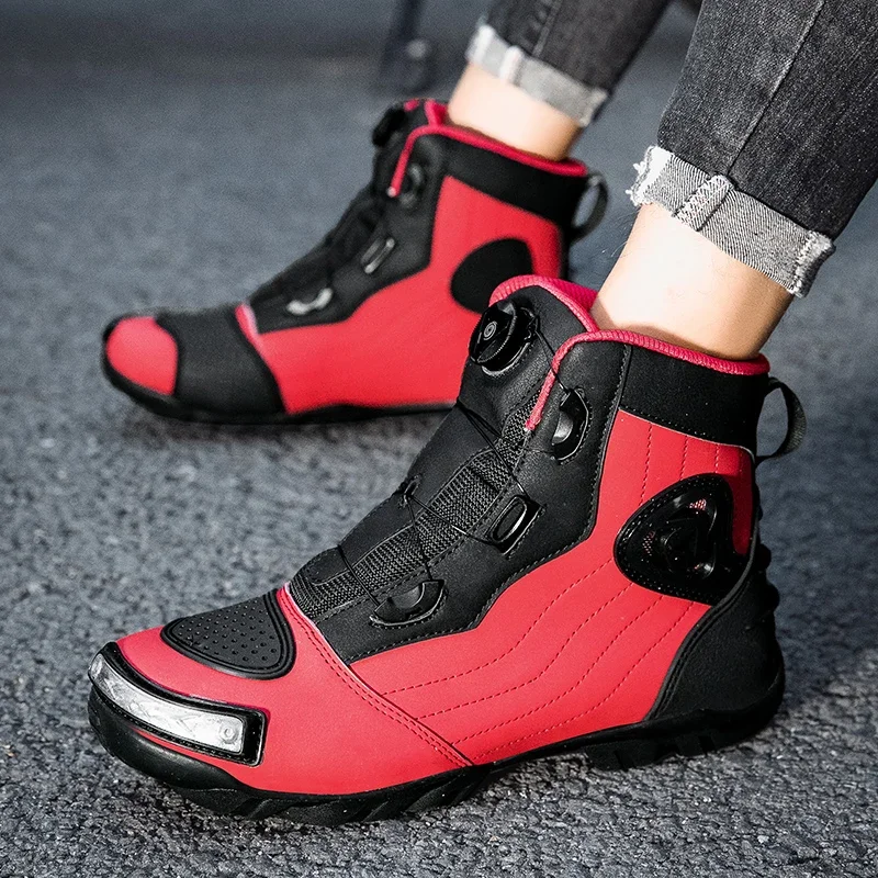 

Outdoor Riding Anti-slip Winters Sneakers Shoes Bicycle Mountain Racing Road Speed Autumn New Motorcycle Boots Men Women Knight