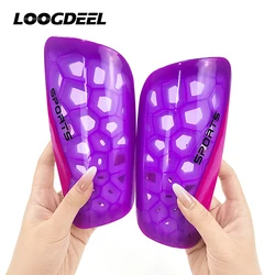 Loogdeel 1Pair Adult Kids Shinguards Soccer Calf Protection Legging Shin Pads Children's Football Sports Foot Leg Guards Board