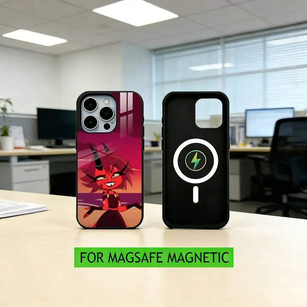 H-Helluva Boss M-Millie  Phone Case For iPhone17,16,15,14,13,12,11 Plus,Pro Magnetic For Magsafe Wireless Charging