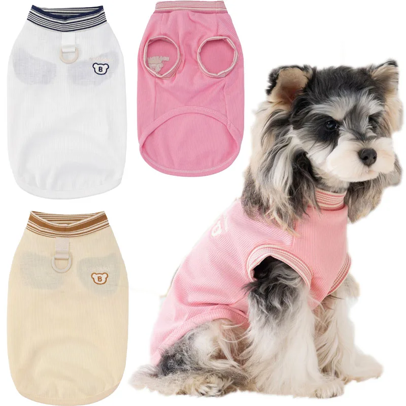 

Newest Hoodie Summer Mesh Dog Clothes White Pullover Hoodies Tshirt For Small Medium Dogs Shih Tzu Poodle Puppy Sweatshirt Shirt