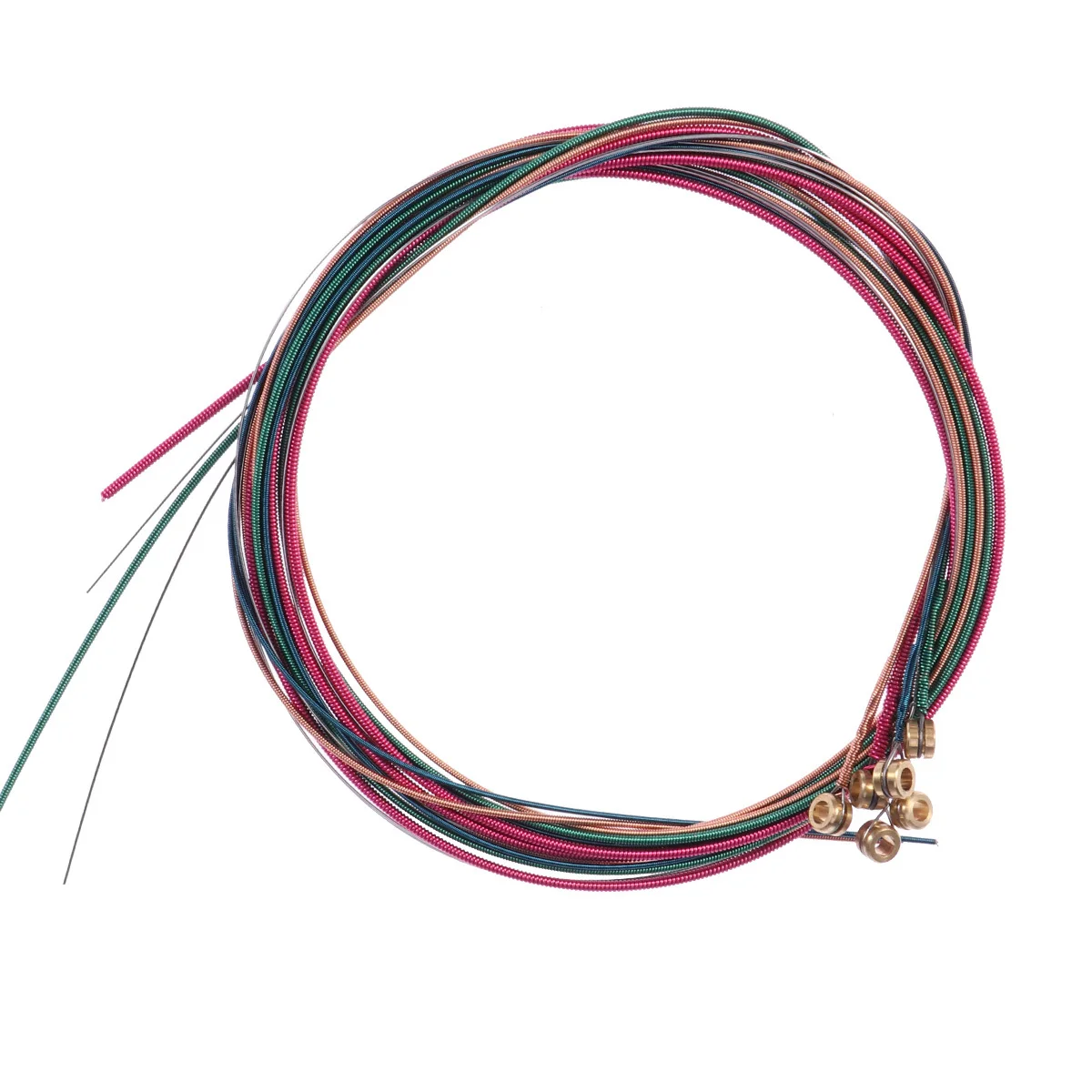 

Colorful Strings Multicolor Guitar Steel Wire Accessories Material Music Instruments Parts