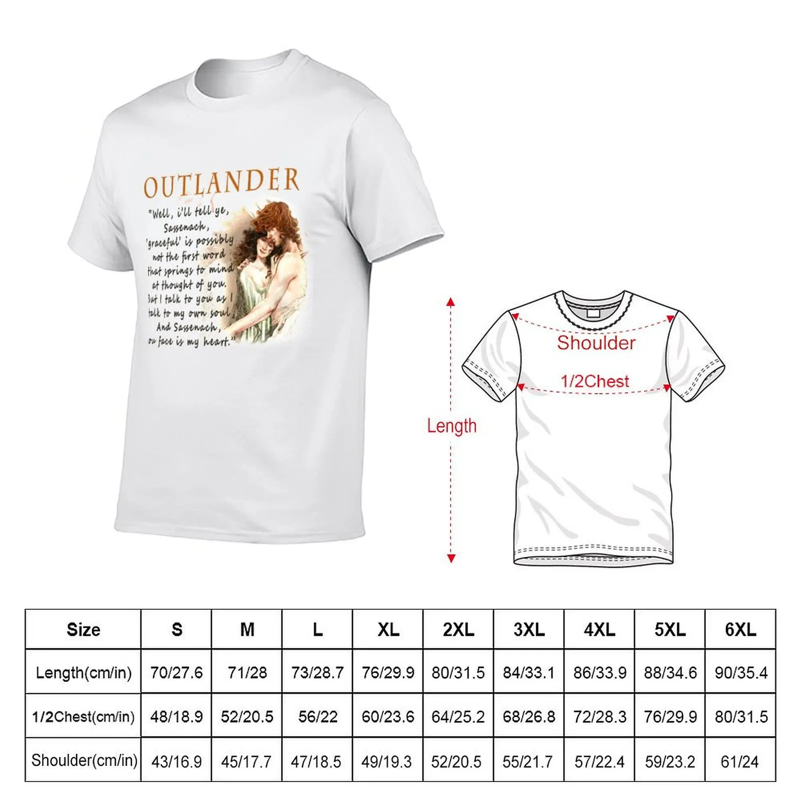 Outlander T-Shirt football t shirt anime figures funny t shirts men