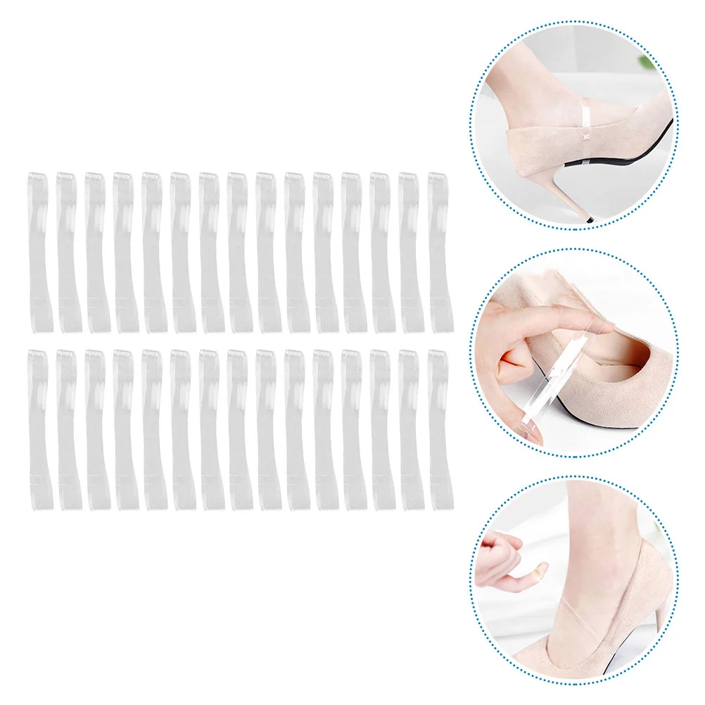 30 Pcs Anti-fall Fixing Strap Heels Grips Extenders Elastic Shoe Laces for Adults Sneakers Gel Straps Shoelace Non-slip Miss