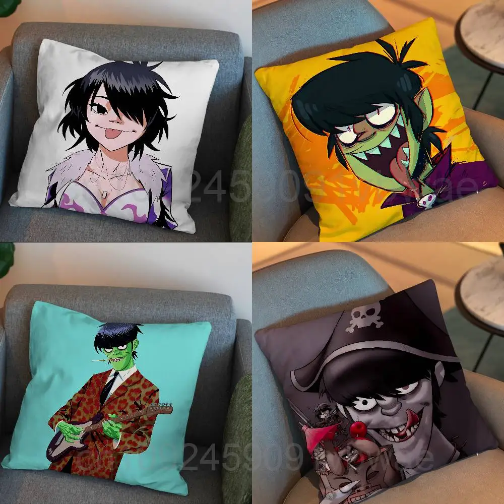 

Наволочка Noodle Murdoc Niccals Gorillaz, офисные подушки, подходящие для дивана, автомобиля, спальни, декоративная наволочка