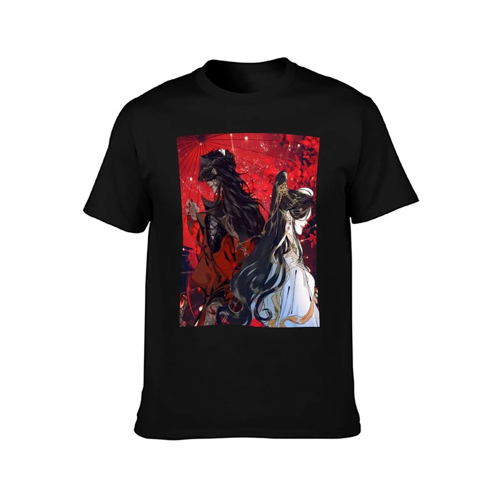 Heaven official's blessing tgcf boys T-Shirt, Summer Casual Cotton Tee, Oversized Streetwear Tops, Vintage Graphic Print