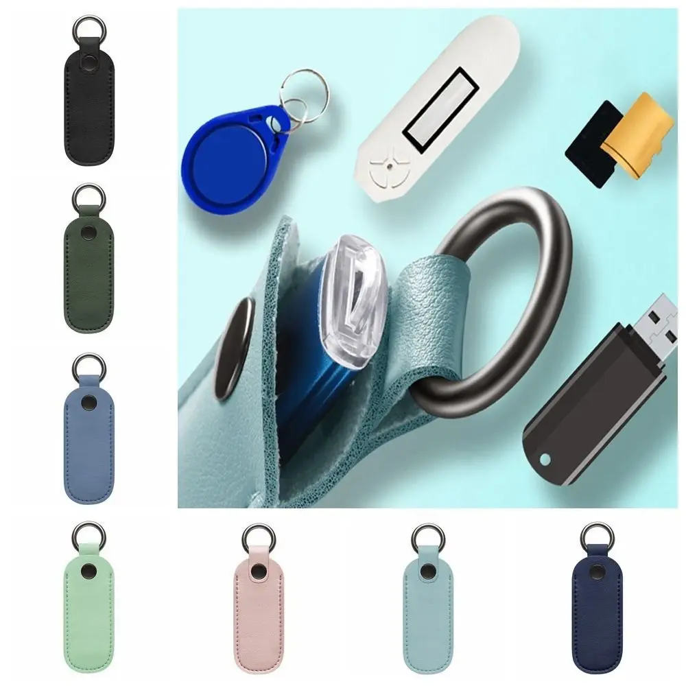 Leather USB Flash Drive Holder Pendrive Memory Stick Case USB Flash Drive U Disk Pouch Storage Bag