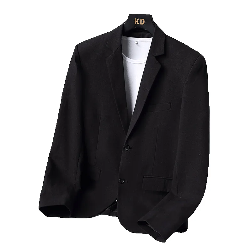 

Men Blazer Long Sleeve Suit Turn Down Collar Suits Blazers Single Breasted Cardigan Outerwear Buttons Pockets Casual Loose