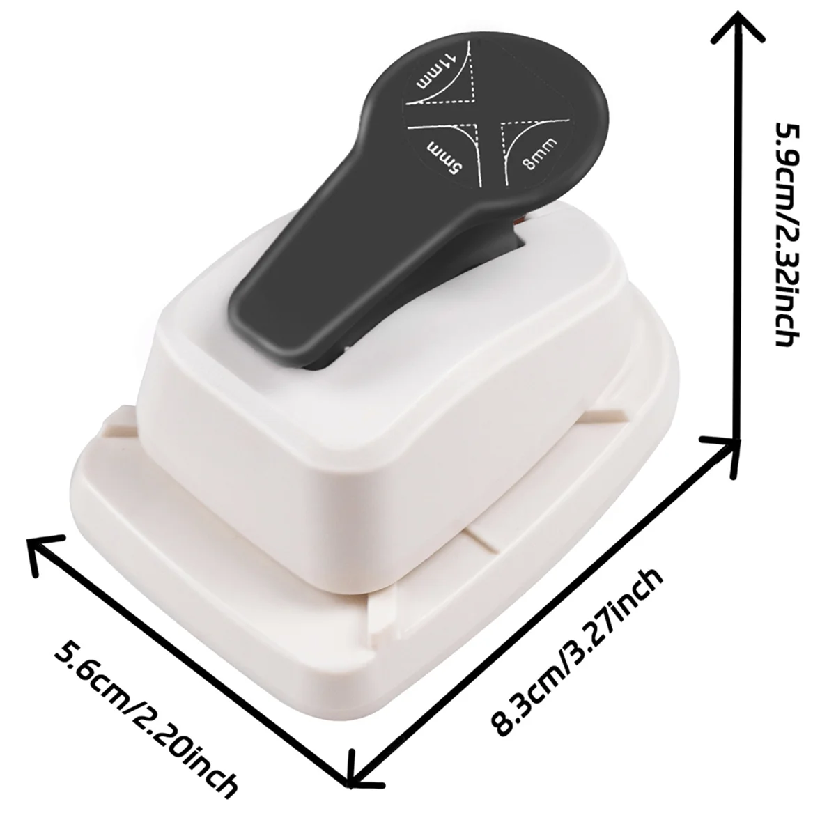 เครื่องเจาะมุม, เครื่องเจาะมุม 3 ทาง, เครื่องเจาะมุมสําหรับเครื่องมือขายร้อนคือ Rounder