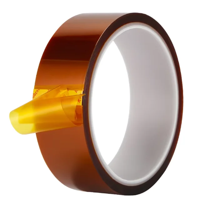 33m Long Gold Finger Polyimide Tape High-Temperature Resistant Anti-Static Multi-Size Pet Lithium Battery Insulation Tape