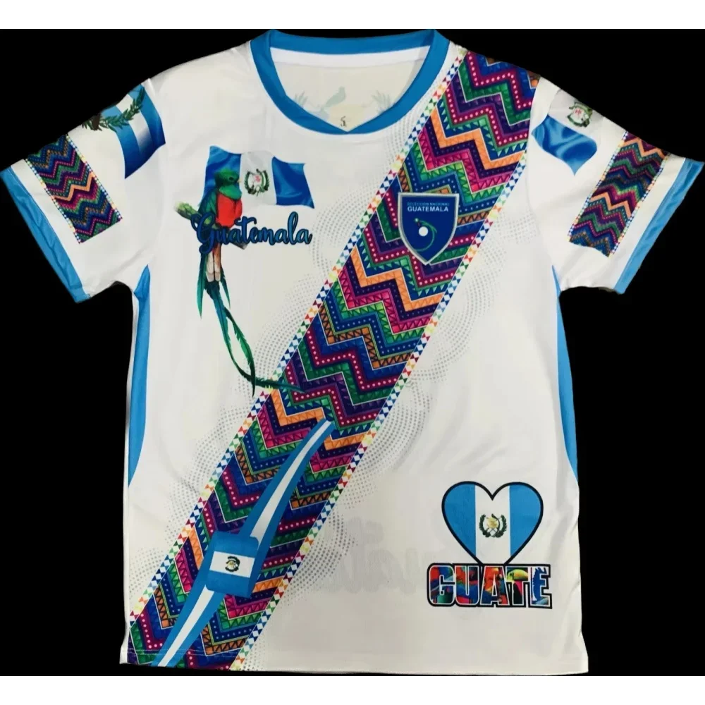 Verano hombres Guatemala Jersey azul adultos niños transpirable camisetas de secado rápido ocio deporte ocio motocicleta Top Tee