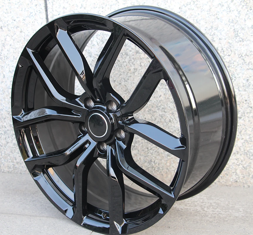 

YXQ RTS Gloss Black Car Rims 20 22 24 Inch 5X108 5X120 Muti Spoke Sport Alloy Car Wheels For Ranger Rover Passenger Car Wheels