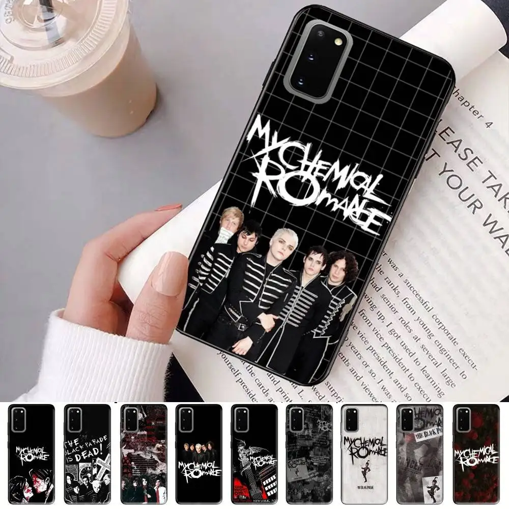 

M-My Chemical Romance Phone Case For Samsung S 24 Fe 25 Ultra Plus 20 Lite 21 30 22 23 24 22 Ultra 5G Fundas
