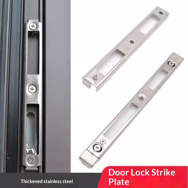 1PCS Broken Bridge Aluminum Alloy Door Stainless Lock Buckle Plate Plastic Steel Balcony Flat Unlocking Piece Buckle Accessories