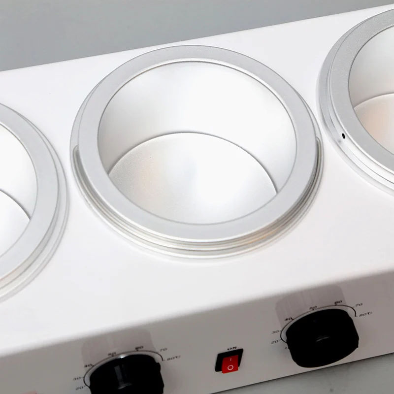 3 أوعية سخان الشمع 1500 مللي جهاز تسخين الشمع المهنية آلة إزالة الشعر مقشرات لصالون التجميل